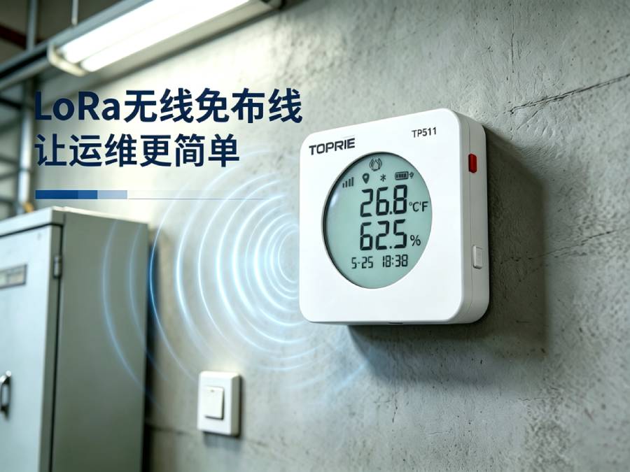 工程師在現場快速部署LoRaWAN設備