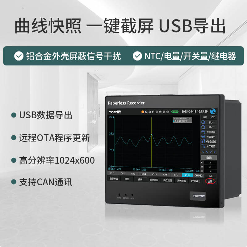 TP710B多路數據記錄儀